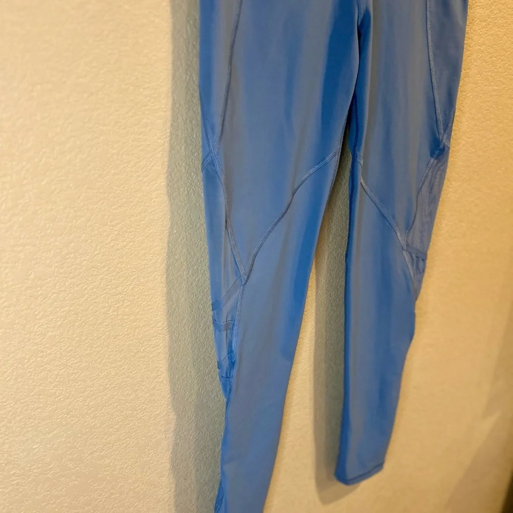 Victoria's Secret Sport Knockout Blue High Rise Leggings Pockets Size M - Picture 4 of 6
